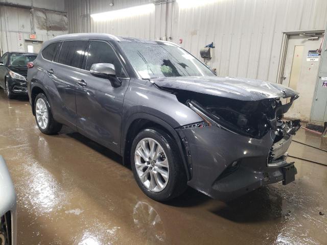 Vin: 5tdxbrch0ms522418, lot: 44133135, toyota highlander hybrid limited 20214