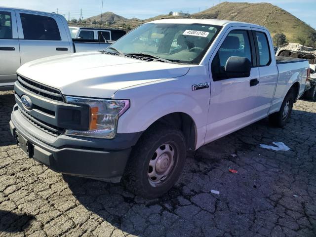 FORD F150 SUPER 2018 white  gas 1FTEX1CBXJKC42000 photo #1