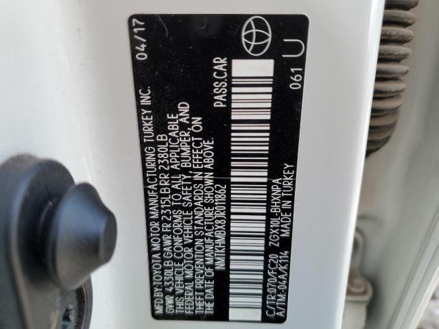 2018 TOYOTA C-HR XLE NMTKHMBX8JR011862
