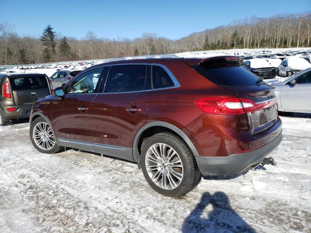 Vin: 2lmtj8lr7gbl53279, lot: 45452515, lincoln mkx reserve 20162