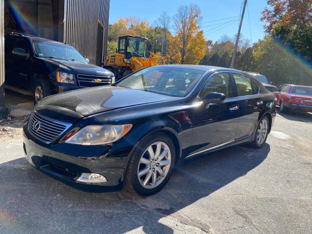 LEXUS LS 460 2007 black sedan 4d gas JTHBL46F875038347 photo #3