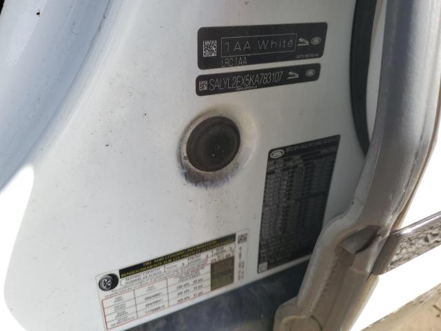 2019 LAND ROVER RANGE ROVE - SALYL2EX5KA783107