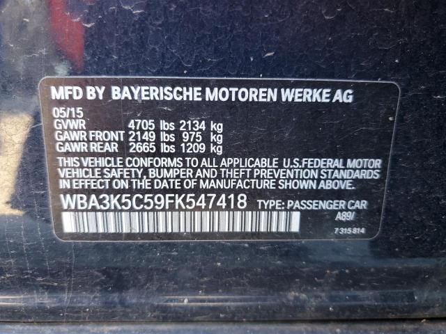 2015 BMW 328 D XDRI WBA3K5C59FK547418