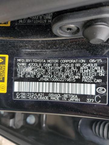 2016 LEXUS ES 350 - JTHBK1GG8G2219815