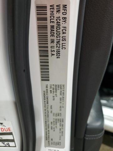 2022 DODGE DURANGO GT - 1C4RDJDG7NC218824