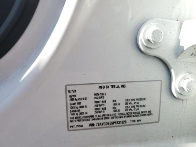 2023 TESLA MODEL Y - 7SAYGDEE5PF831826