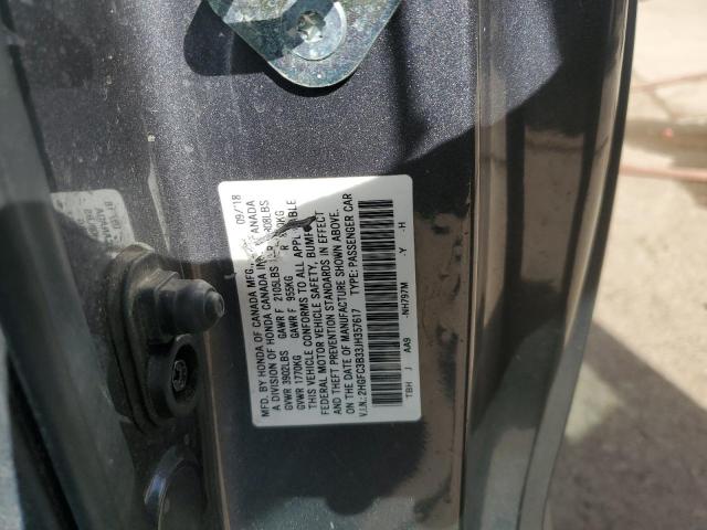 2018 HONDA CIVIC EX - 2HGFC3B33JH357617
