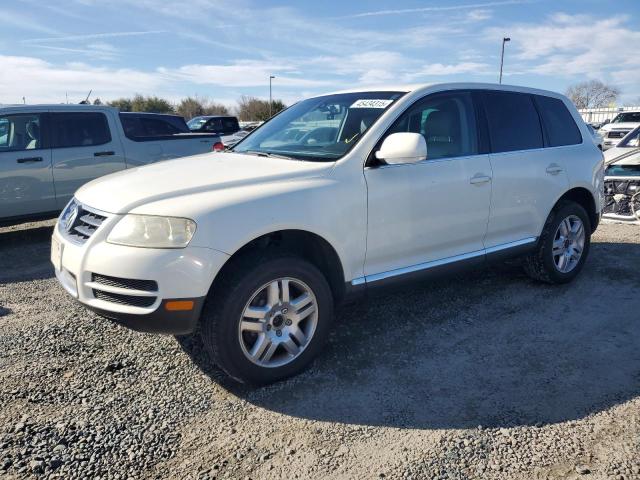 VOLKSWAGEN TOUAREG 4. 2004 white  gas WVGCM77L04D040938 photo #1