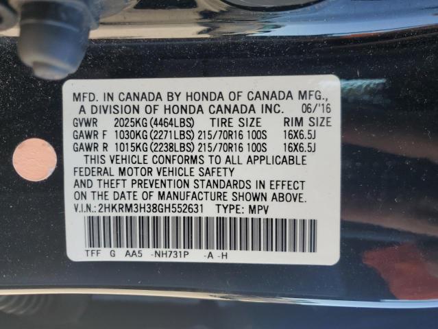 2016 HONDA CR-V LX - 2HKRM3H38GH552631
