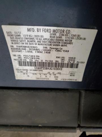 2018 FORD TAURUS SE - 1FAHP2D84JG103043