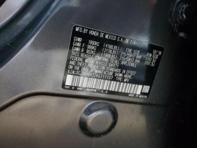 2019 HONDA HR-V LX 3CZRU6H32KG711107