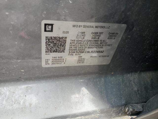 2020 GMC YUKON SLT 1GKS2BKC9LR234552