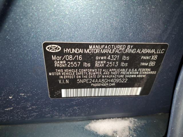 2016 HYUNDAI SONATA ECO - 5NPE24AA8GH409522