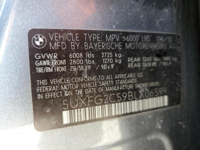 2011 BMW X6 XDRIVE3 - 5UXFG2C59BLX06599