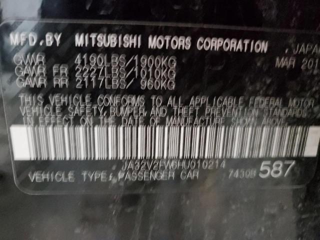 2017 MITSUBISHI LANCER ES JA32V2FW6HU010214