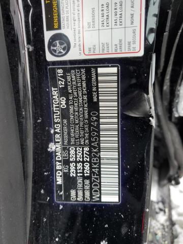 2019 MERCEDES-BENZ E 300 4MAT - WDDZF4KB2KA597490