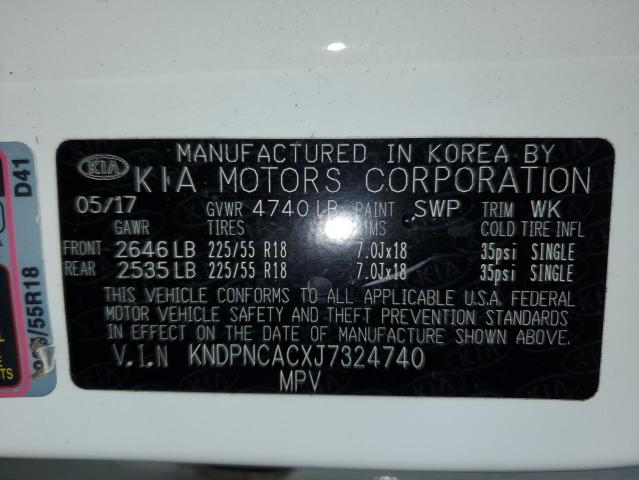 2018 KIA SPORTAGE E - KNDPNCACXJ7324740