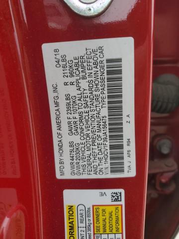 2018 HONDA ACCORD SPO - 1HGCV1F39JA156475