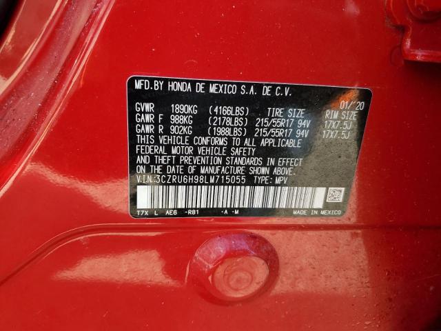 2020 HONDA HR-V TOURI 3CZRU6H98LM715055