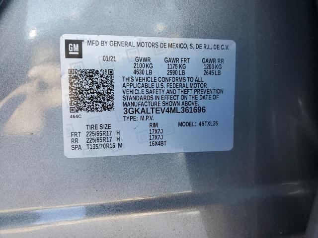 2021 GMC TERRAIN SL - 3GKALTEV4ML361696