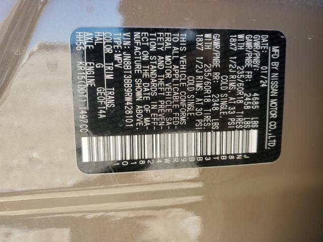 2024 NISSAN ROGUE SV - JN8BT3BB9RW428101