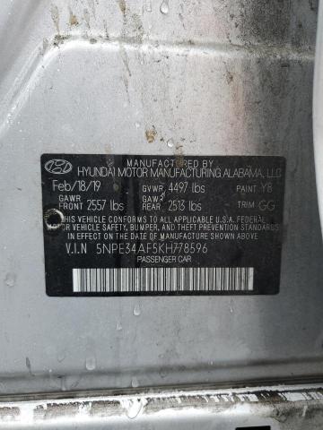 2019 HYUNDAI SONATA LIM - 5NPE34AF5KH778596