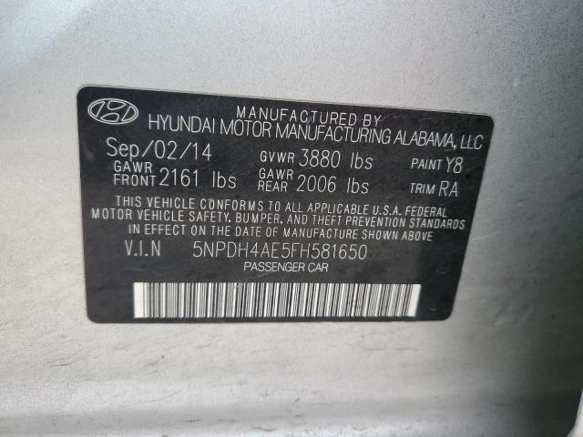 2015 HYUNDAI ELANTRA SE - 5NPDH4AE5FH581650