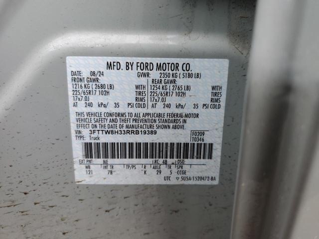2024 FORD MAVERICK X - 3FTTW8H33RRB19389