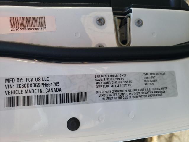 2023 DODGE CHARGER SX 2C3CDXBG9PH551705