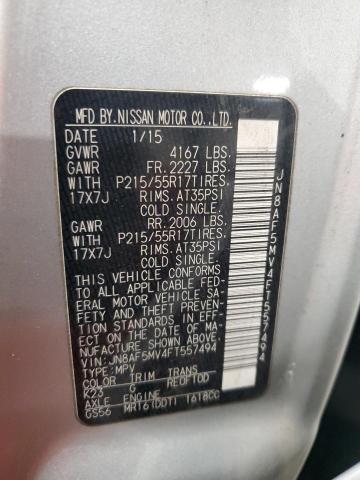 2015 NISSAN JUKE S - JN8AF5MV4FT557494
