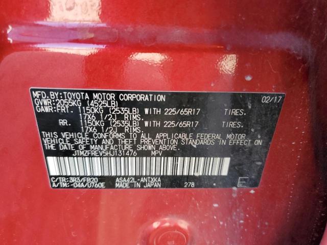 2017 TOYOTA RAV4 LE - JTMZFREV5HJ131476