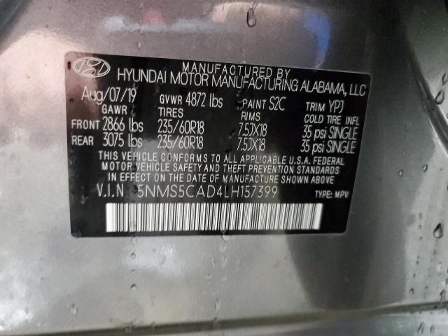 2020 HYUNDAI SANTA FE L - 5NMS5CAD4LH157399
