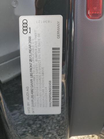 2018 AUDI A5 PREMIUM - WAUYNGF59JN002458