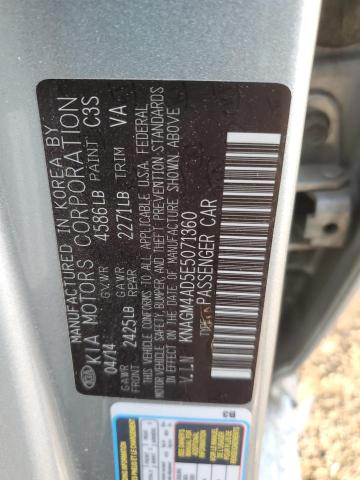 2014 KIA OPTIMA HYB - KNAGM4AD5E5071360