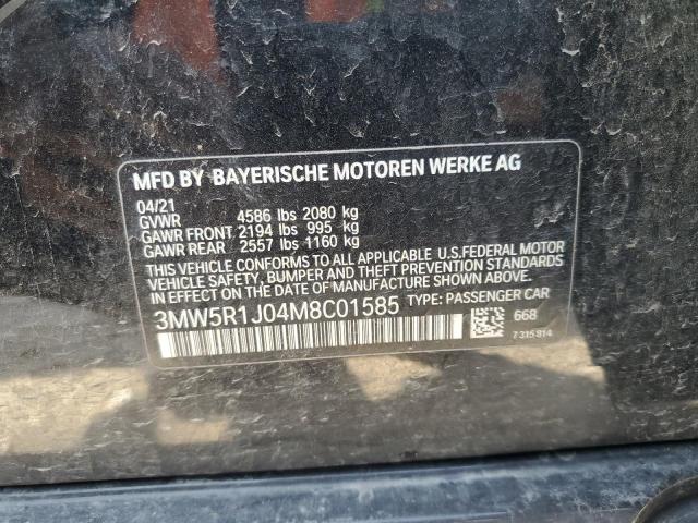 2021 BMW 330I - 3MW5R1J04M8C01585