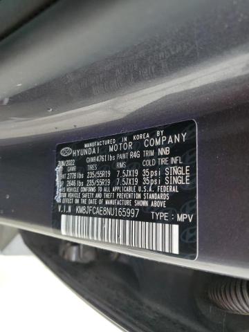 2022 HYUNDAI TUCSON N L - KM8JFCAE8NU165997
