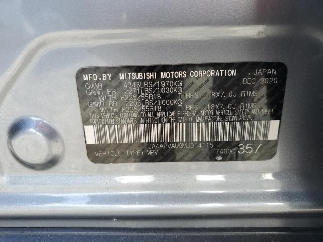 2021 MITSUBISHI OUTLANDER JA4APVAU9MU014115
