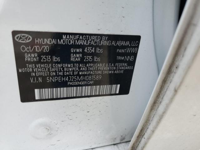 2021 HYUNDAI SONATA LIM - 5NPEH4J25MH081589