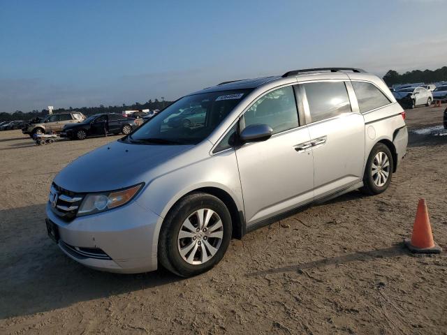HONDA ODYSSEY EX 2014 silver  gas 5FNRL5H64EB017137 photo #1