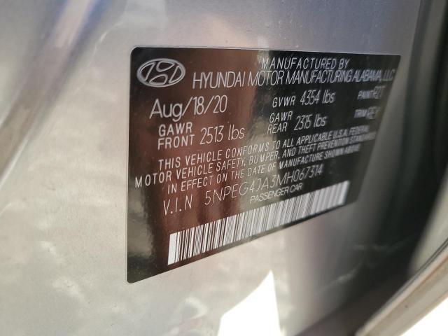 2021 HYUNDAI SONATA SE - 5NPEG4JA3MH067314