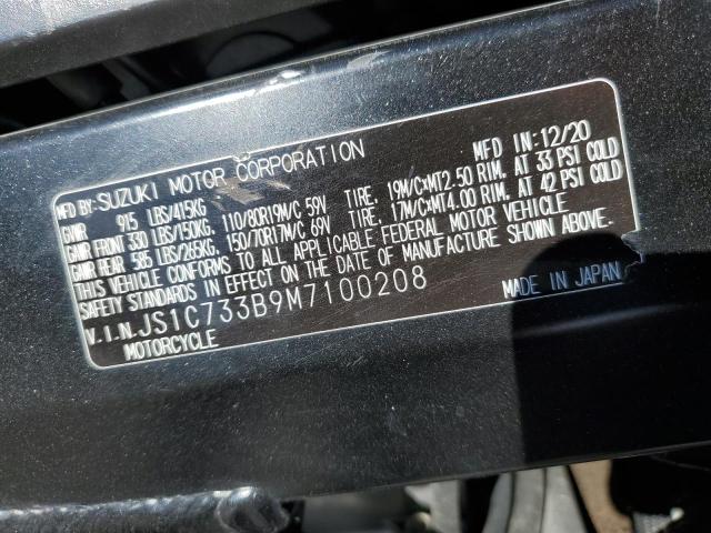 2021 SUZUKI DL650 - JS1C733B9M7100208