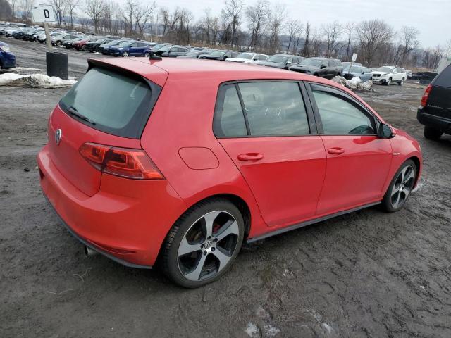 VOLKSWAGEN GTI S 2017 red hatchbac gas 3VW4T7AU7HM076159 photo #4