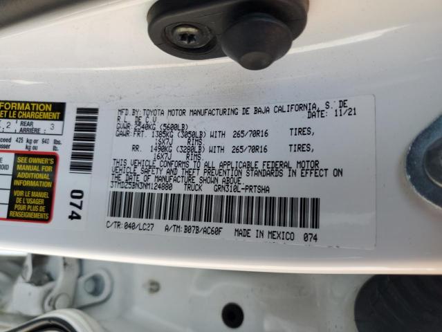 2022 TOYOTA TACOMA DOU - 3TMDZ5BN3NM124880