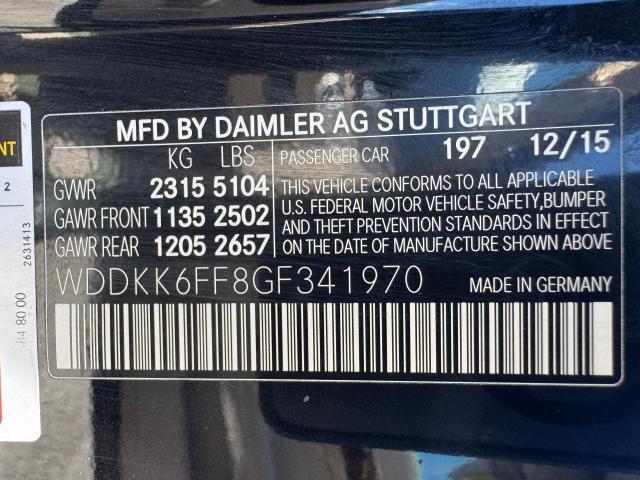 2016 MERCEDES-BENZ E 400 - WDDKK6FF8GF341970