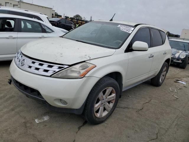NISSAN MURANO SL 2006 white  gas JN8AZ08T96W404563 photo #1