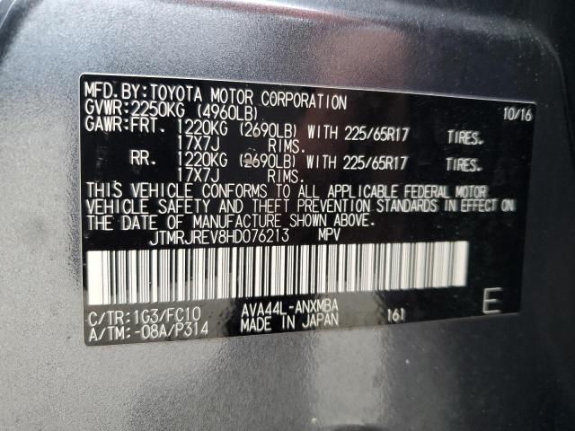 2017 TOYOTA RAV4 HV LE - JTMRJREV8HD076213
