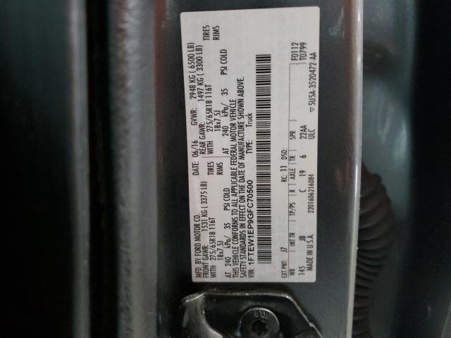 2016 FORD F150 SUPER - 1FTEW1EP9GFC70500