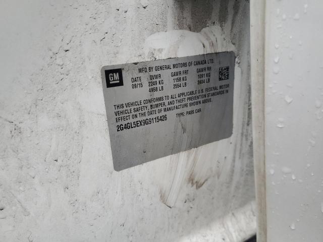 2016 BUICK REGAL - 2G4GL5EX9G9115426