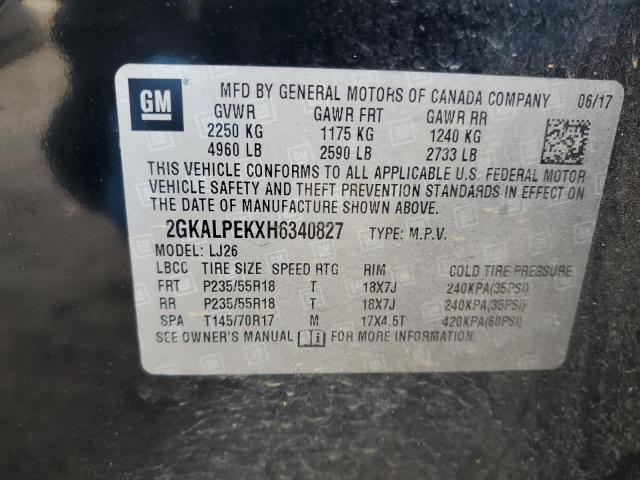 2017 GMC TERRAIN SL - 2GKALPEKXH6340827