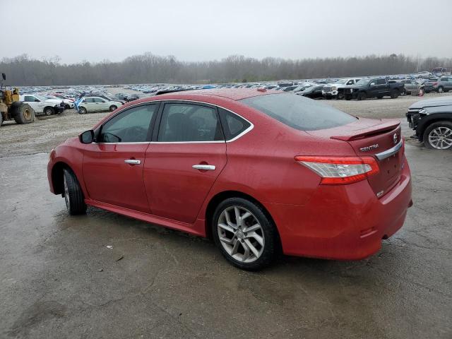 NISSAN SENTRA S 2014 red  gas 3N1AB7AP3EY276420 photo #3